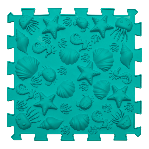 Massage mat Puzzle Mix Pastel 12 elements