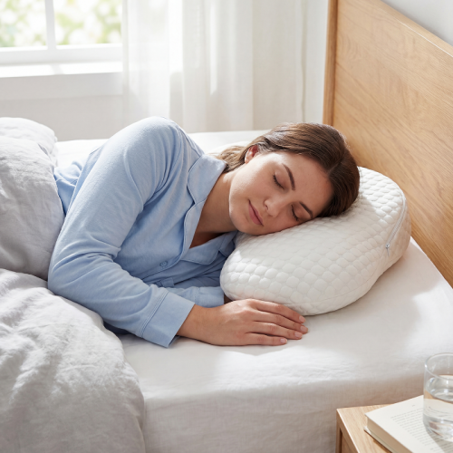 Orthopedic pillow with memory foam J2529 Orthopedic pillow with memory foam J2529