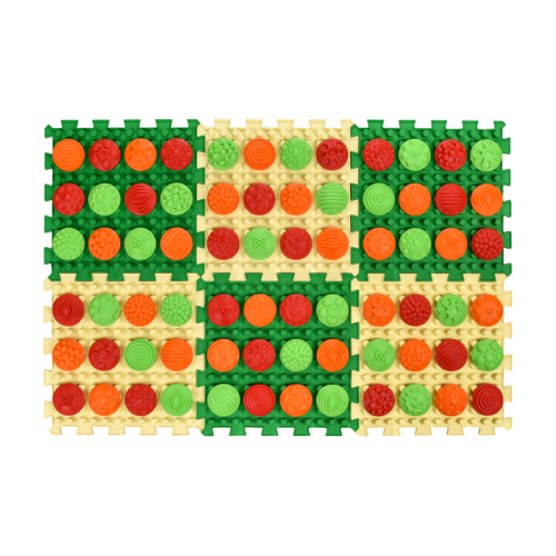 Masážní podložka Ortek Mix Puzzle 6 dílů + 6 sad modulů Vzory Masážní podložka Ortek Mix Puzzle 6 dílů + 6 sad modulů Vzory