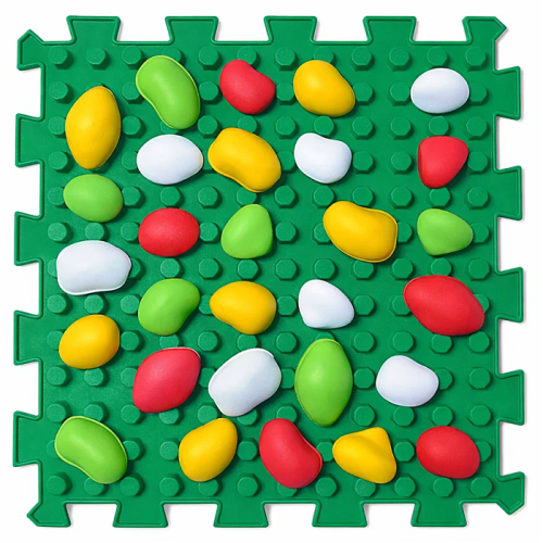 Masážna podložka Ortek Mix Puzzle, 8 dielov + modul Kamene