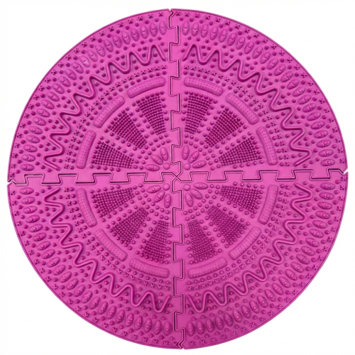 Massage mat Ortek Spikes, 4 pieces Pink Massage mat Ortek Spikes, 4 pieces Pink