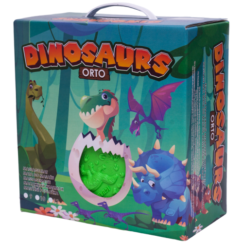 Szenzoros szőnyeg 12 elemből álló Ortek Dinoszauruszok Puzzle 