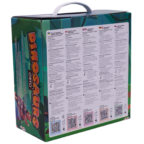 Szenzoros szőnyeg 12 elemből álló Ortek Dinoszauruszok Puzzle 