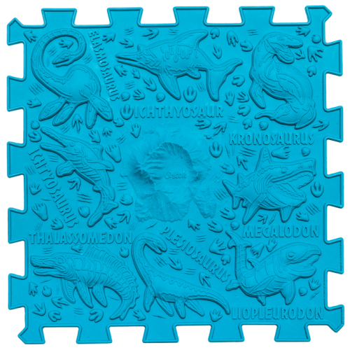 Szenzoros szőnyeg 12 elemből álló Ortek Dinoszauruszok Puzzle 