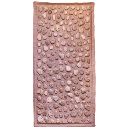 Massagematte mit natürlichen Kieselsteinen und einer Schaumstoffschicht innen "Ortek" SOFT 93x44 cm