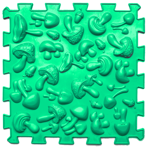 Covoraș ortopedic pentru masaj Puzzle "Mix" Ciuperci 1 element Covoraș ortopedic pentru masaj Puzzle "Mix" Ciuperci 1 element