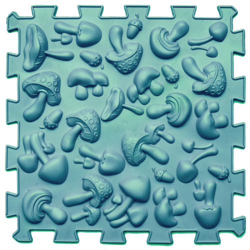 Covoraș ortopedic pentru masaj Puzzle "Mix" Ciuperci 1 element Covoraș ortopedic pentru masaj Puzzle "Mix" Ciuperci 1 element
