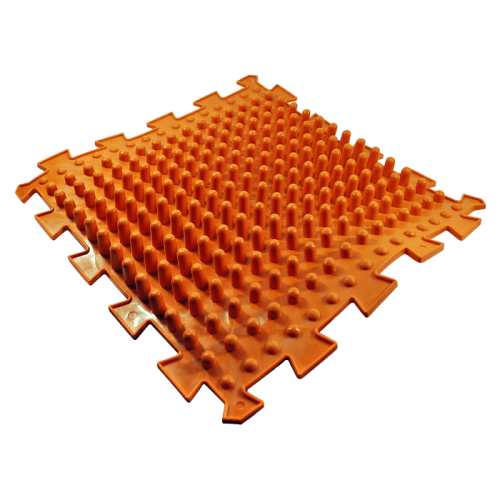 Massage orthopedic mat "Puzzle Mix" Thorns 1 module