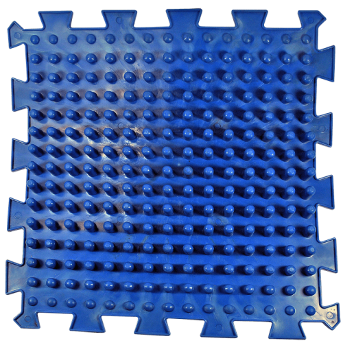 Massage orthopedic mat "Puzzle Mix" Thorns 1 module