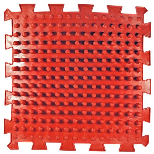 Massage orthopedic mat "Puzzle Mix" Thorns 1 module