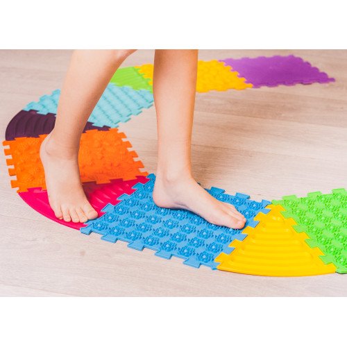 Masážna podložka Ortek Puzzle 14 prvkov + 8 trojuholníkov
