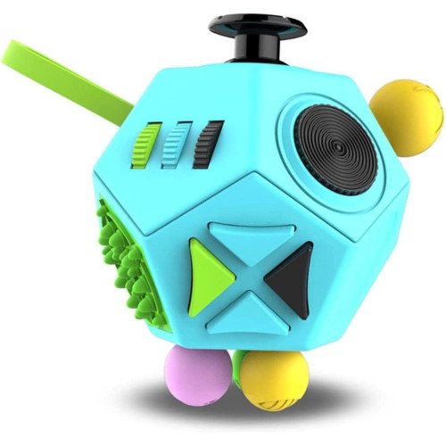 Fidget kocka na rozvoj jemnej motoriky Senzorická antistresová hračka