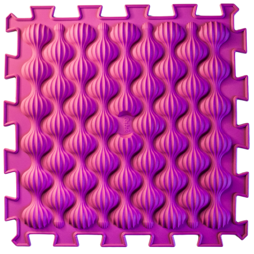 Szenzoros szőnyeg 24 elemből álló Puzzle Mix