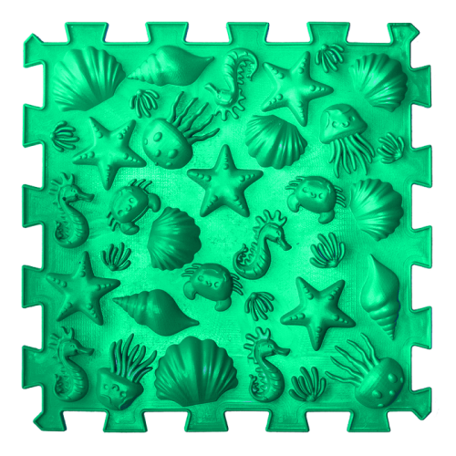 Puzzle Mix 9 elemből álló ortopédiai masszázs szőnyeg Puzzle Mix 9 elemből álló ortopédiai masszázs szőnyeg