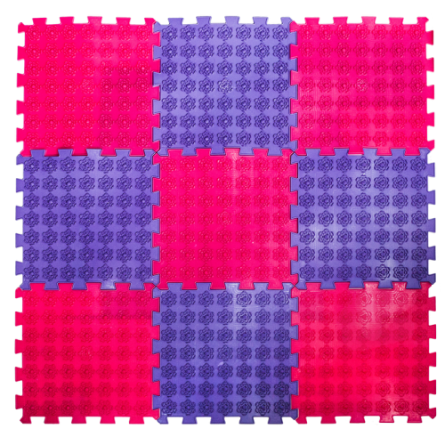 Massagematte Puzzle "Lotus" 9 Elemente
