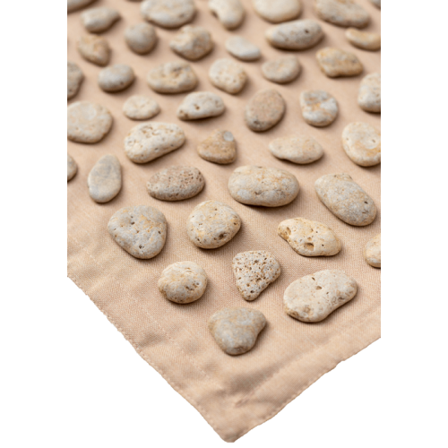 Massage orthopedic mat with natural pebbles “Ortek” SOFT 74x44 cm