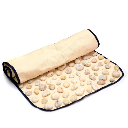 Természetes kavics masszázs szőnyeg  90х40 cm