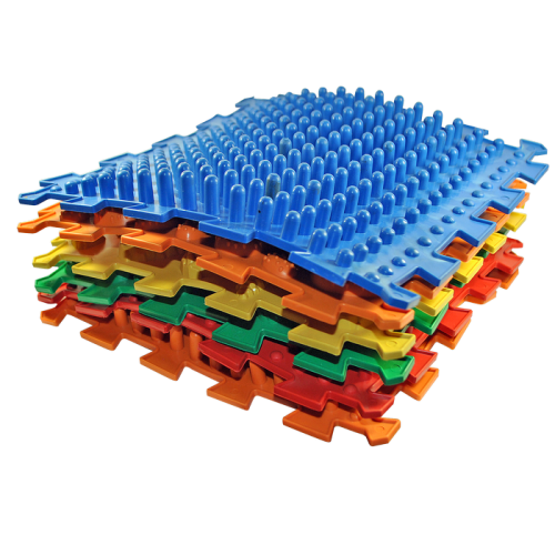 Covoraș de masaj "Ortek Mix Puzzle-uri" 9 elemente REÎNNOIT