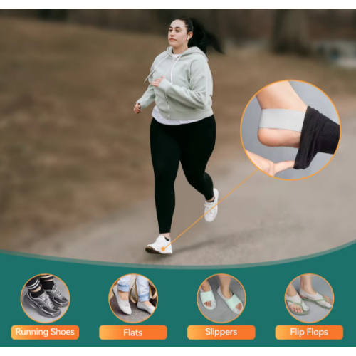 Bunion bandage with metal insert and adjustable stretch